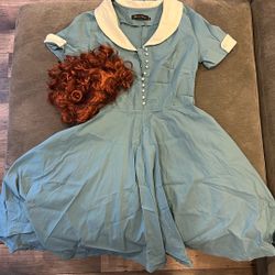 1950’s Dress & Red wig