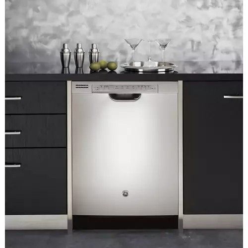 GE stainless steel . Dishwasher