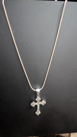 925 sterling silver cross necklace