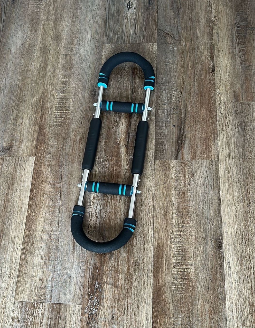 Arm Trainer Chest Workout for Men Portable Spring Resistance Equipment with Adjustable Shoulder Straps for Home Gym — 90-120lb