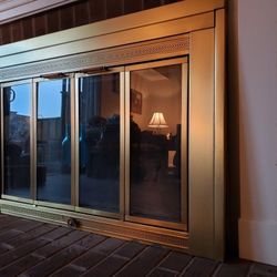 Handcraft Fireplace Screen Door