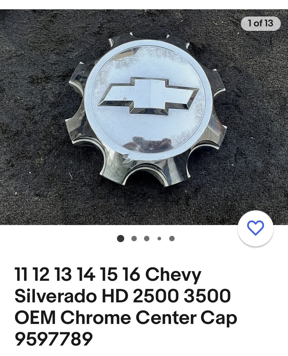 Chevy Wheel Cap