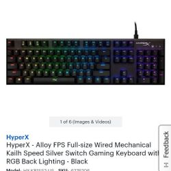 HyperX Mechanical Gaming Keyboard 