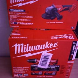 Milwaukee Combos New $300 For Both Items
