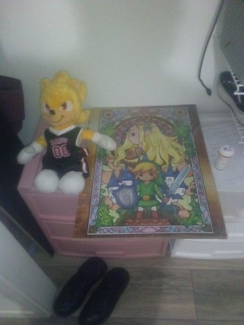 Zelda Puzzle Portrait And Sonic Hedgehog