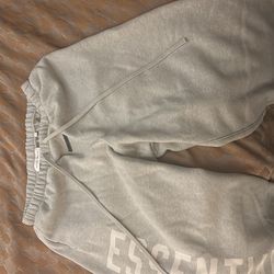 Essential fear of God grey sweatpants