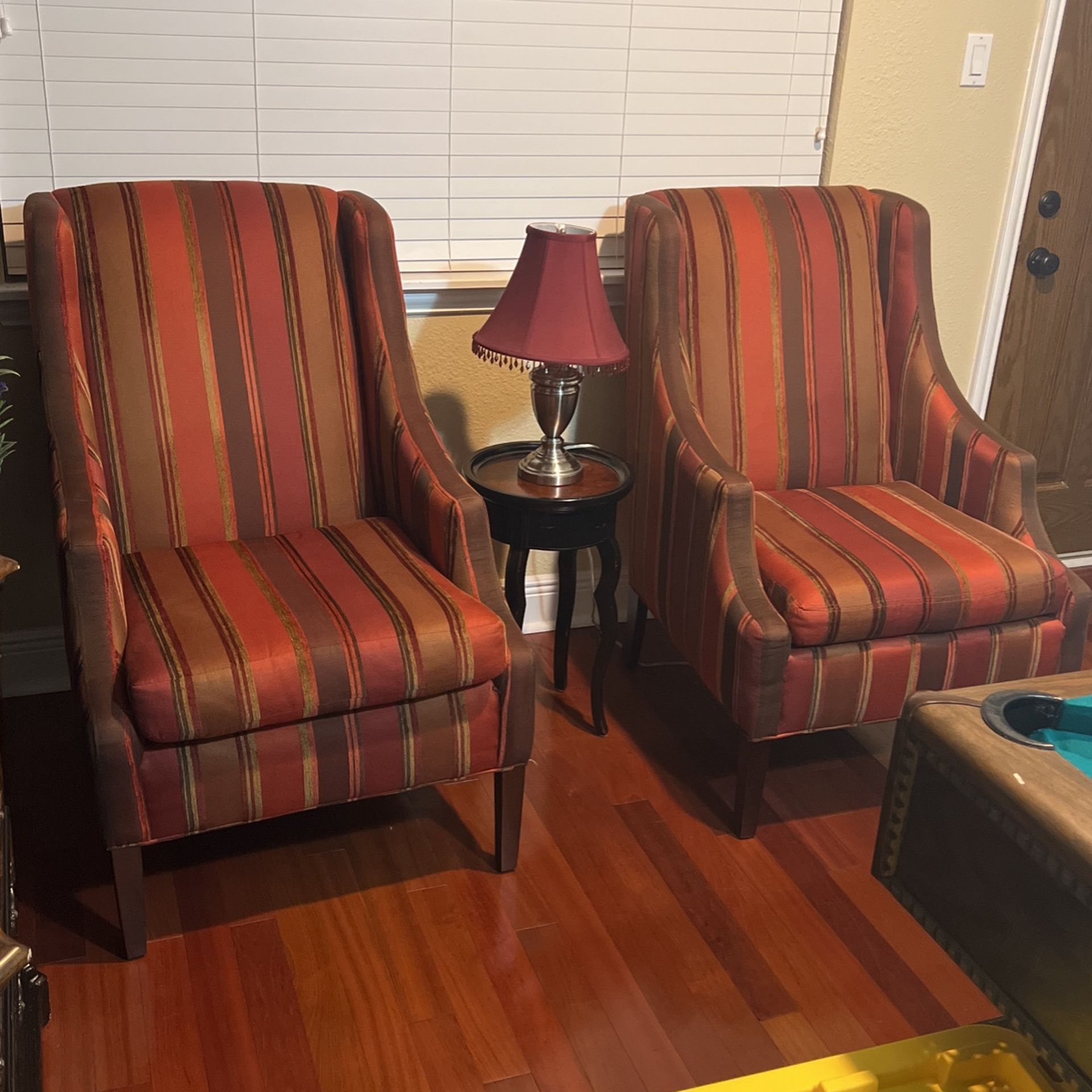 Red Maroon Set Of Chairs