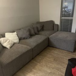 Grey Modular Sectional 