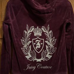 Vintage Y2K Juicy Couture Velour Track Suit Jacket 