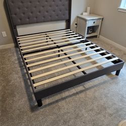 Queen Bed Frame - LIKE NEW 