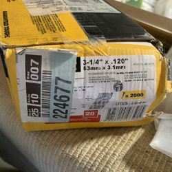 Dewalt 3 1/4 “ Galvanized  Framing Nails
