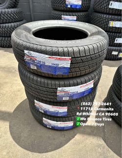 215/70R16 Atlander Set of Tires Installed and Balanced Set de Llantas Nuevas Instaladas y Balanceadas