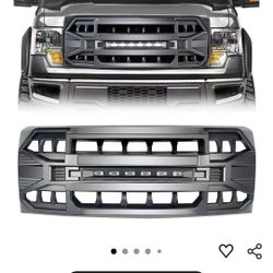2009-2014 Ford F150 Grill With Led Lights 