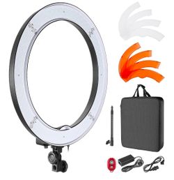 NEEWER 18” Ring Light 55W LED Photography TikTok YouTube – New Open Box