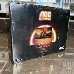 AOC C27G27 27” Curved Gaming Monitor (Take It Home In Payment/ llévatelo a casa en pagos) 