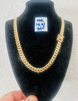 10K Solid Gold 🇨🇺 Links Chain 111Gr 24 Inches Long