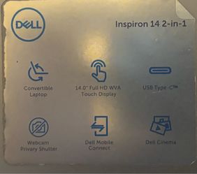 Dell Inspiron 14 2-in-1 Convertible Laptop Intel Core i5