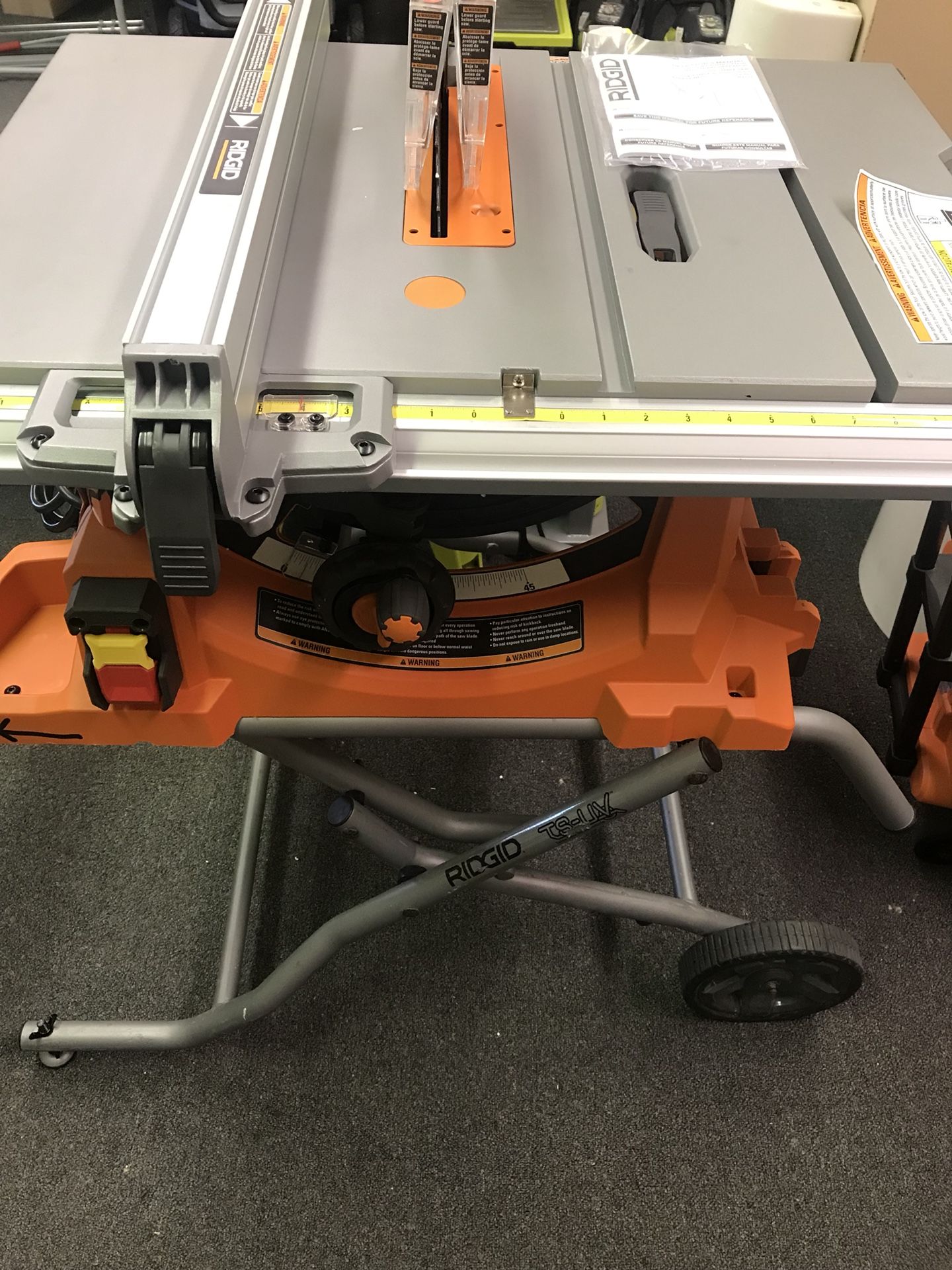 Ridgid 10” Table Saw