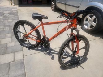 Orange Mongoose bicycle
