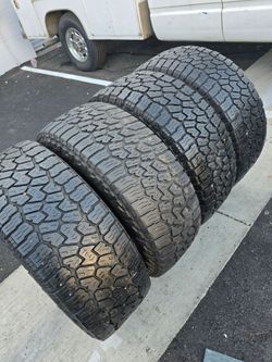 4 Used Tires 285 70r17 (116T) Falken Wldpeak AT3  Maybe  75%tread on , DOT 2024 $399.00