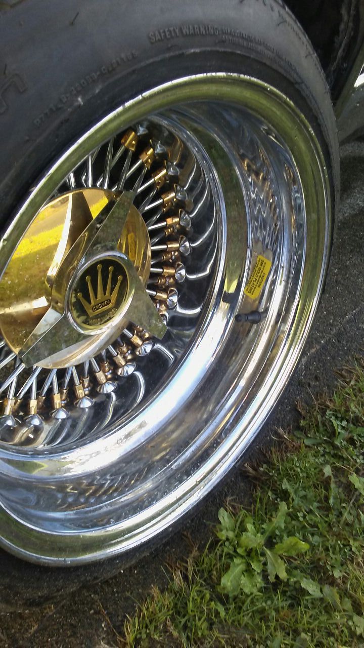 15x10 "crown"wire wheels