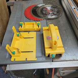 Microjig Grr-ripper With Attachments & (3) 10" Saw Blades