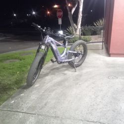 E Bike Full Suspension 40mph. Aftermarket Lights And Accessories 