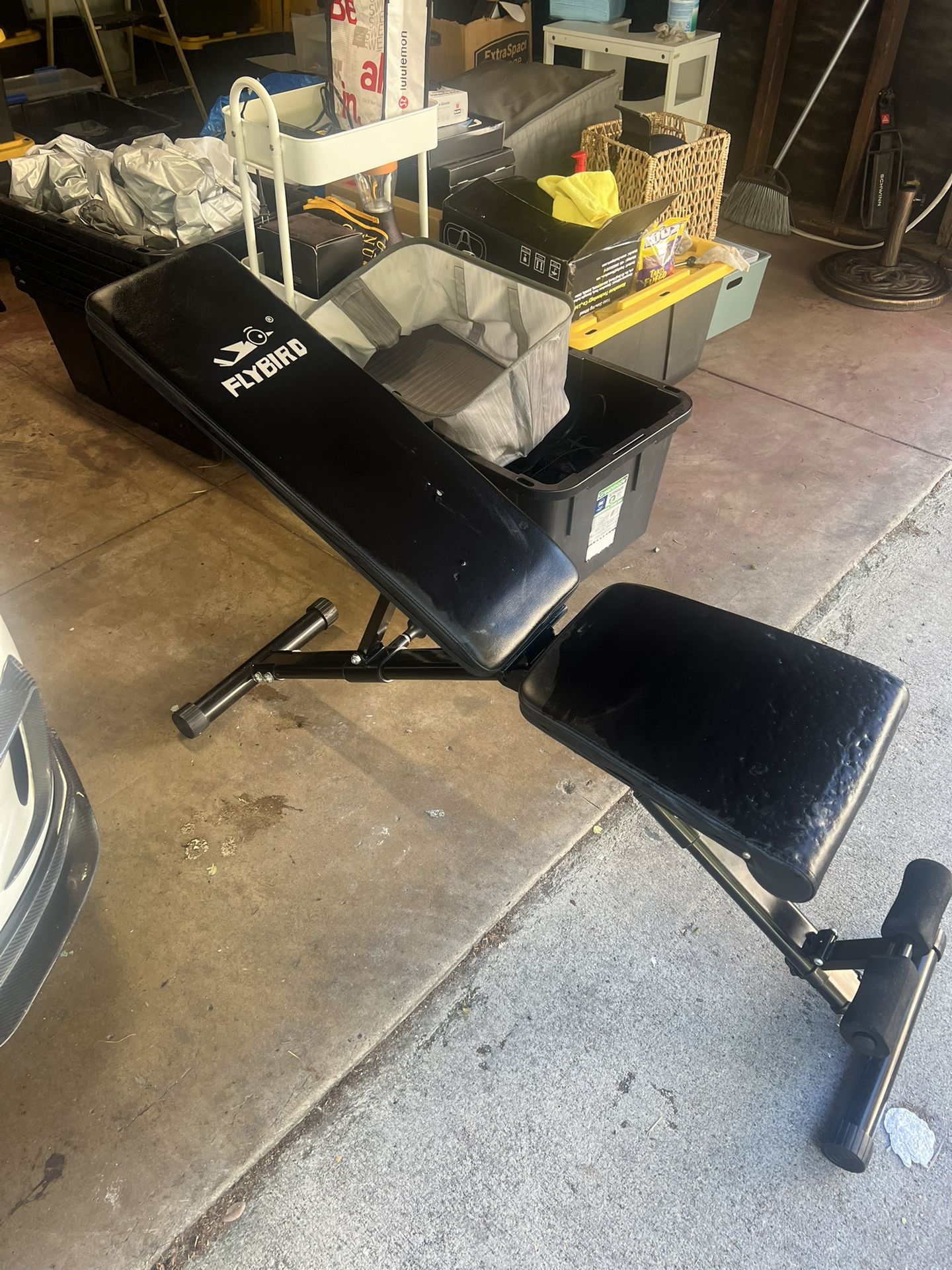 FLYBIRD Weight Bench, Adjustable Strength Training Bench