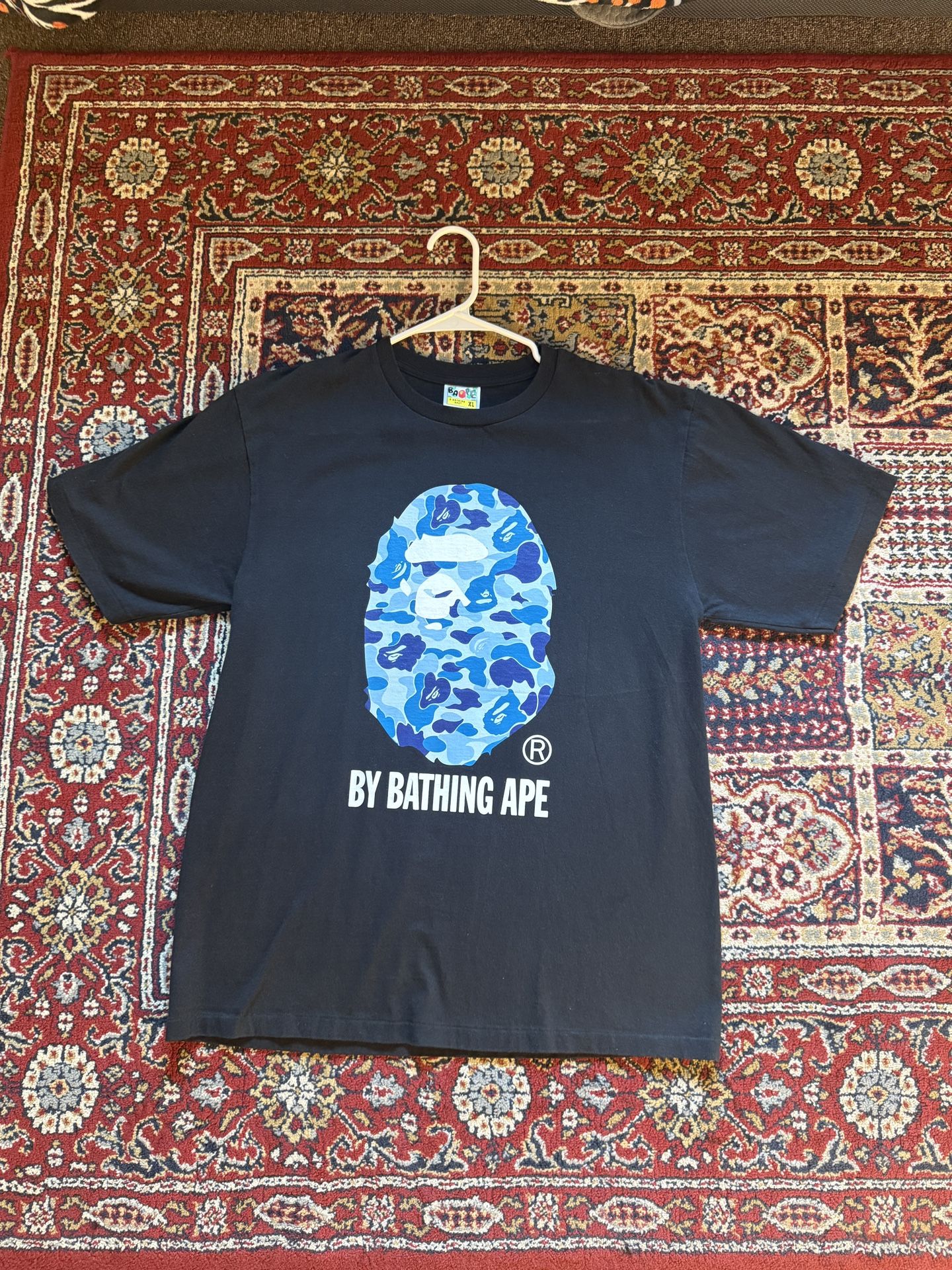 BAPE Blue Camo Tee – Authentic “By Bathing Ape” Shirt