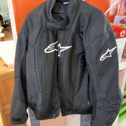 Alpinestars T-RC-1 Air Motorcycle Jacet with liner Size XXL