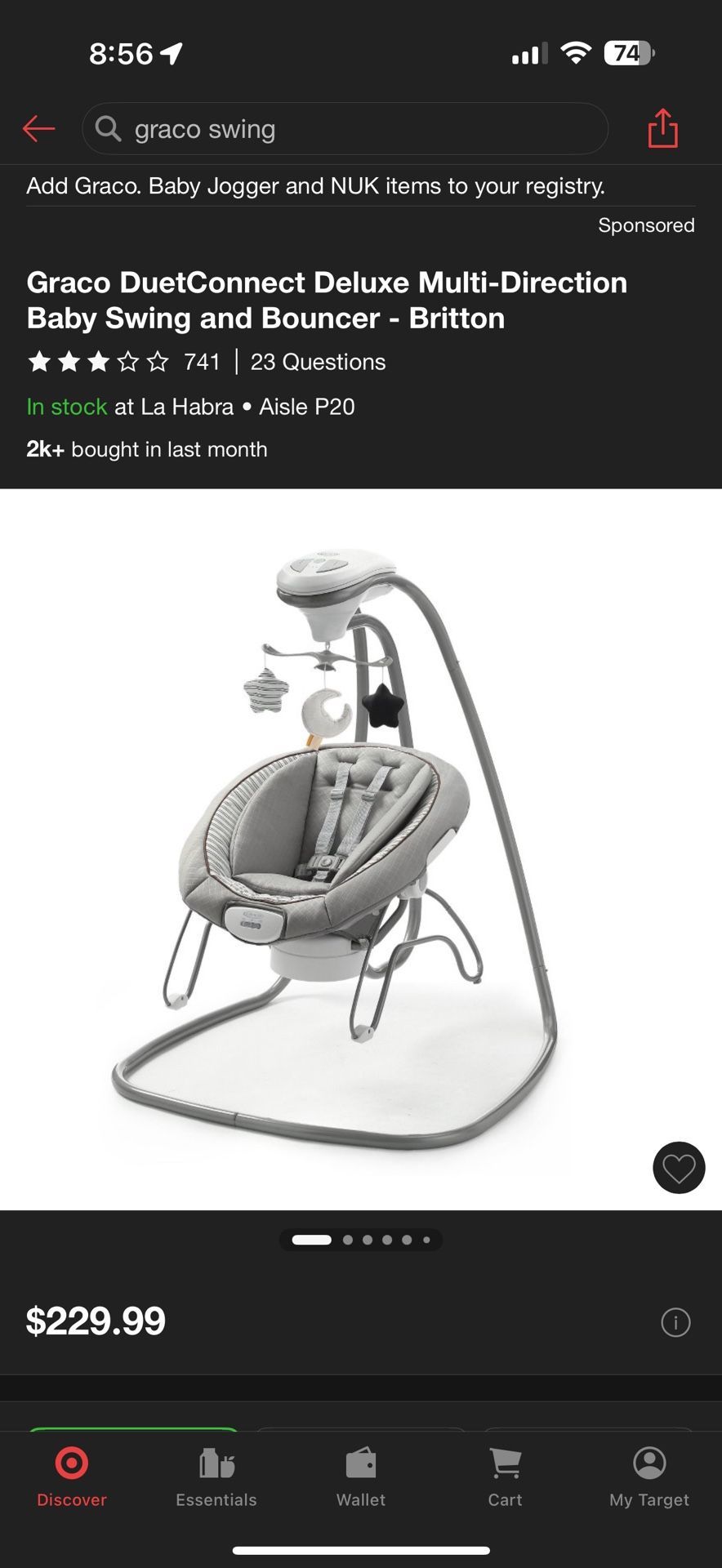 Graco Swing And Bouncer 
