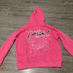 Pink Sp5der Hoodie 