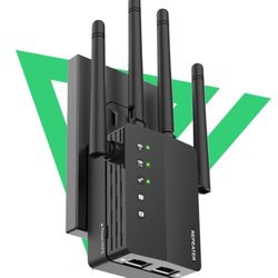 1200Mbps Dual Band 5GHz/2.4GHz WiFi Extender, WiFi Extender Signal Booster, 12880 Sq.Ft Coverage