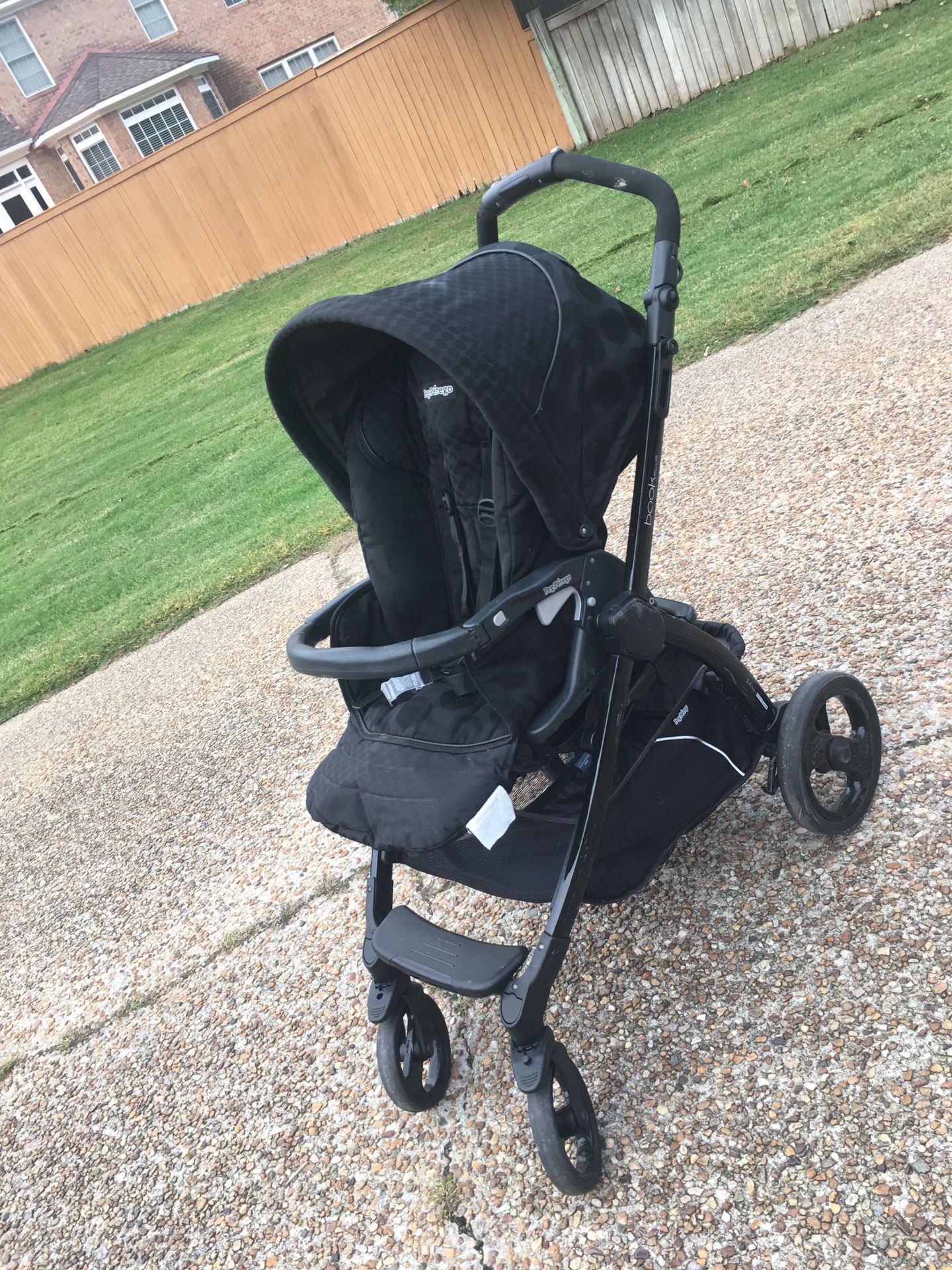 Peg perego book plus stroller with foot muff