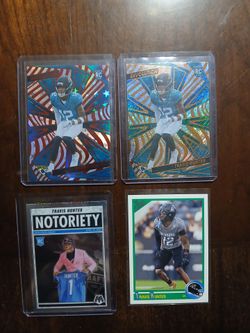 Foorball travis hunter rc cards