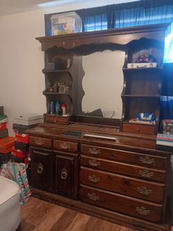 Solid Cherry Wood Dresser