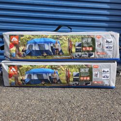 Ozark Trail 13’x 9’ 8-Person Instant Cabin Tent With LED Lighted Poles & 6 Month Manufacture Warranty