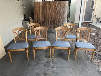 6 Sillas 🪑 Ventages Recién Tapizadas 