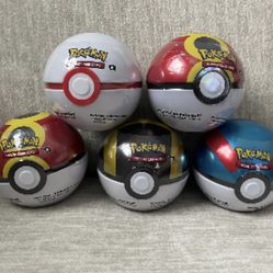 Pokémon ball tin