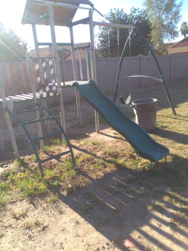 Swing And Slide Playground