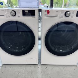 24 Inches Wide Compact Washer And Dryer Set