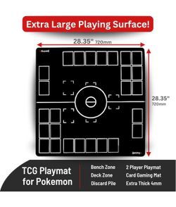 TCG Playmat for Pokemon 2-Player XL