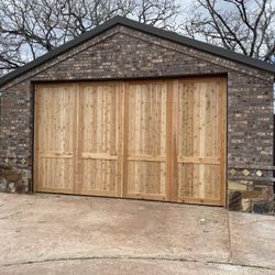 New Wooden Garage Door