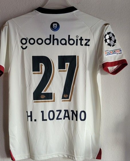 Umbro 23/24 PSV EINDHOVEN HOME AWAY JERSEY ORIGINAL CHUCKY LOZANO SIZE small Médium Large Xl No Trade