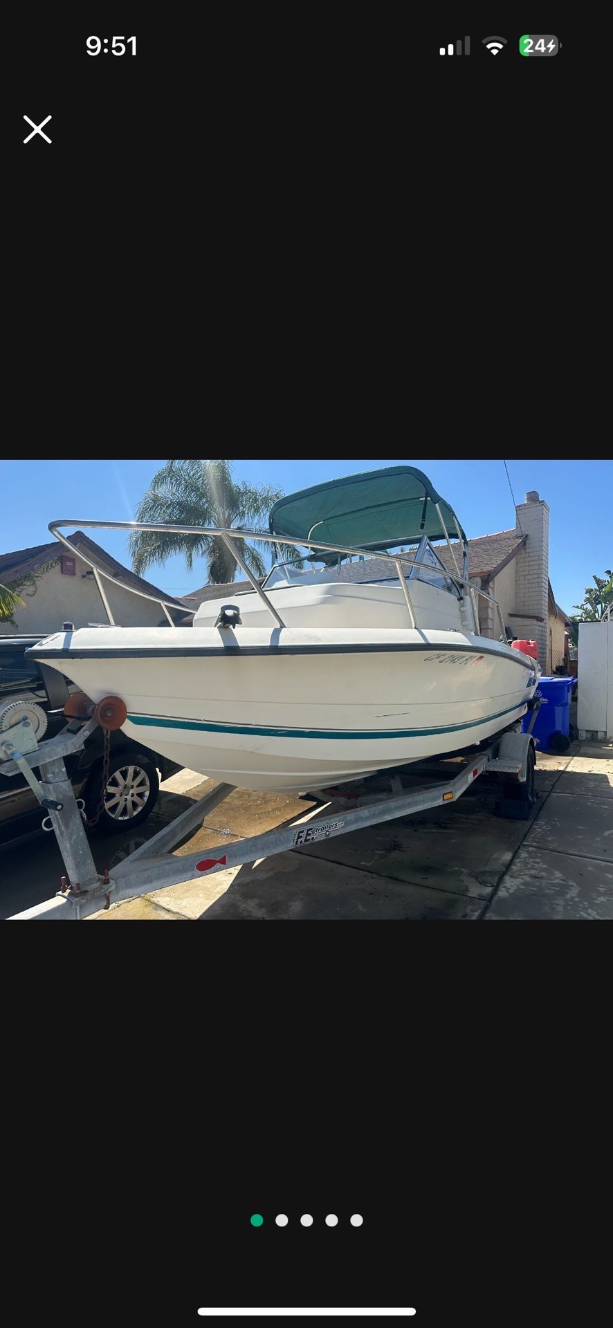 19ft SeaPro W/ Cabin 2000