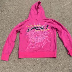 Spider Hoodie Pink 