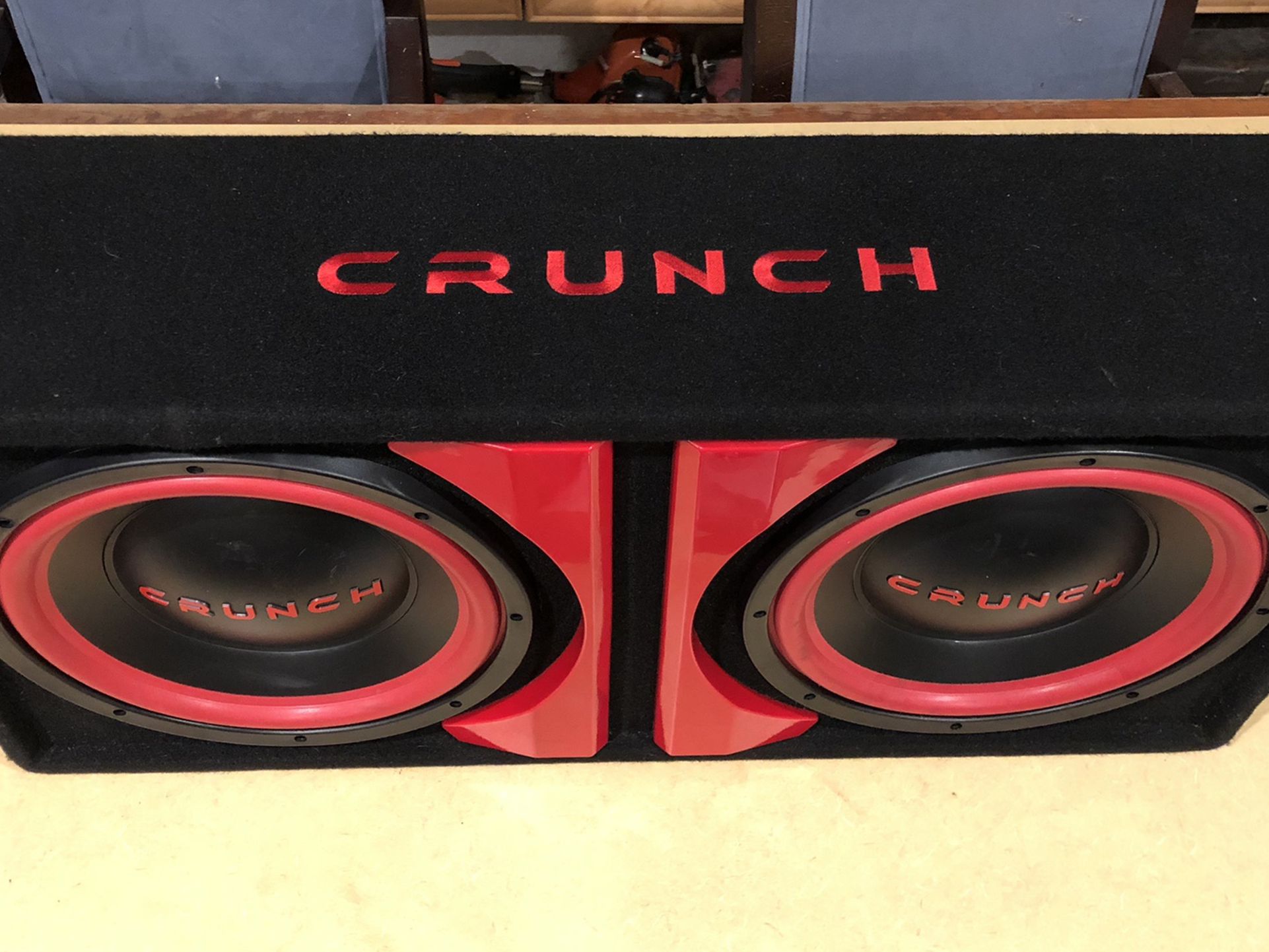 2 12”subwoofer Speakers With Amp