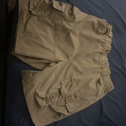 tan shorts