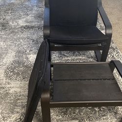 IKEA Poang chair And ottoman