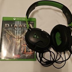 Diablo III and Headset - Xbox 